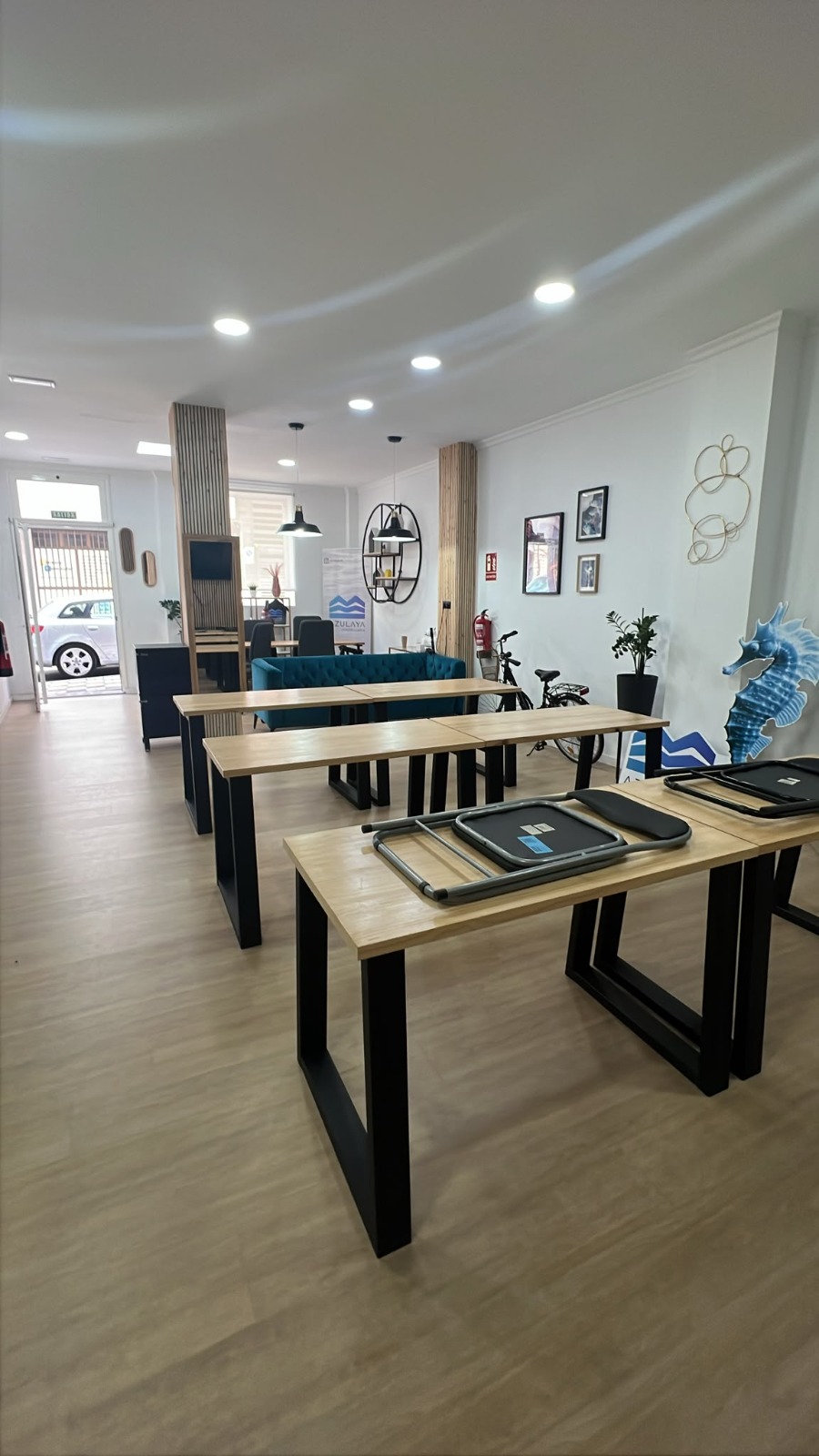 El espacio de Azulaya Workspace visto desde la entrada